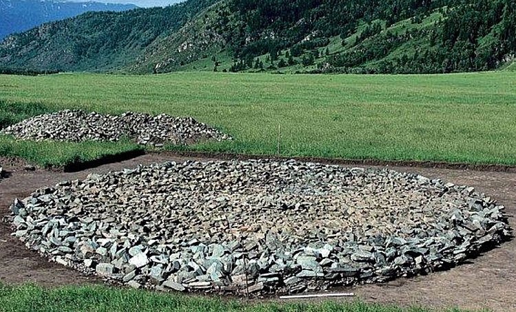 Burial mound, Semey, Kazakhstana