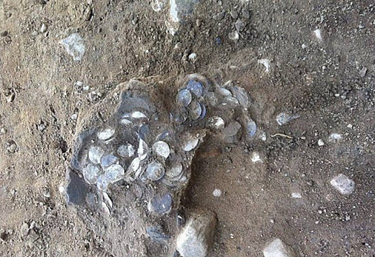 Viking silver coins, Jutland