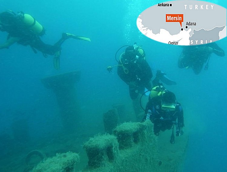Underwater Discovery: Ancient Previously Unknown Sea Route Uncovered in Mersin, Turkey
