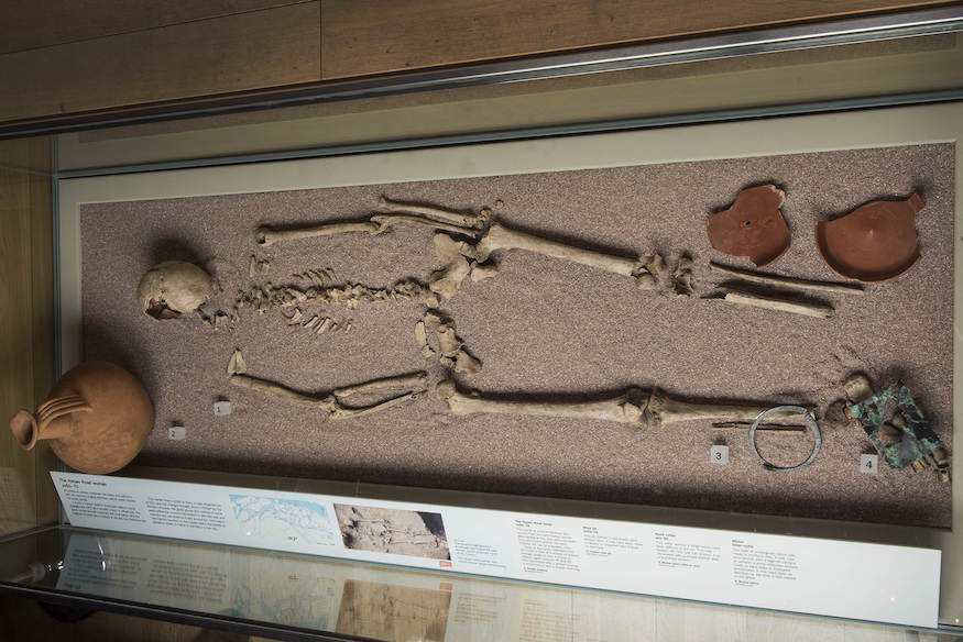 Remains the researchers studied included a man discovered at London Wall, with injuries to his skull that suggest he may have been killed nearby in Londinium’s amphitheatre before his head was dumped into an open pit. He was found to have had black hair and dark brown eyes, and was likely to have been born outside of Britain — with connections to eastern Europe and the Near East.