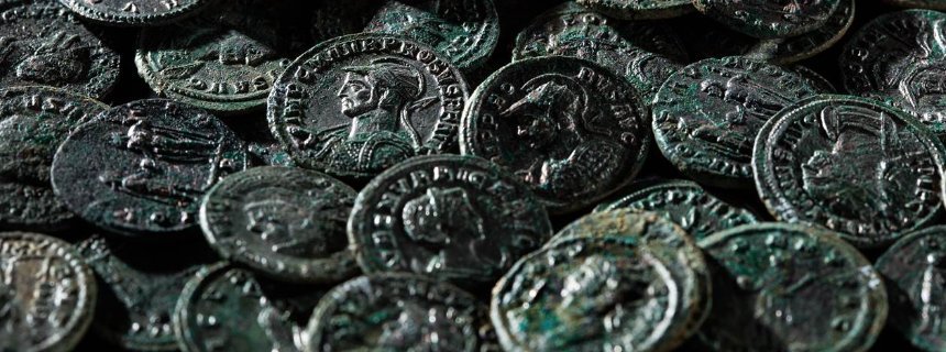 A Swiss farmer has discovered on his cherry plantation spectacular treasure: more than 4,000 Roman coins, exceptionally well-preserved and with high silver content. Archaeologists are puzzled.