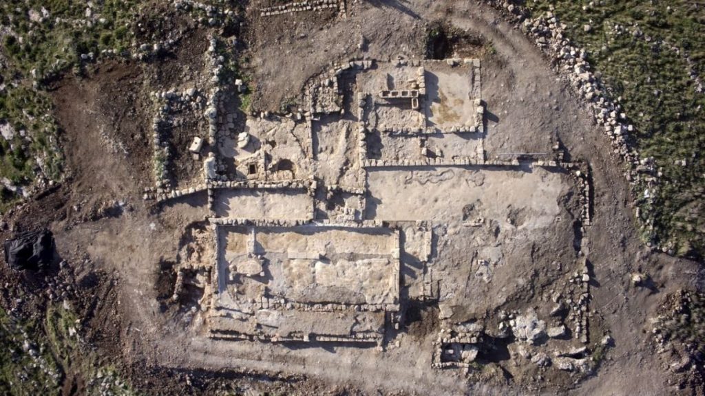 Aerial view of the farmstead Copyright: Griffin Aerial Photography