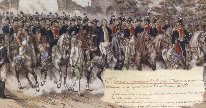 On This Day In History: Declaration Of Independence Of The Mexican Empire Is Drafted – On Sep 28, 1821