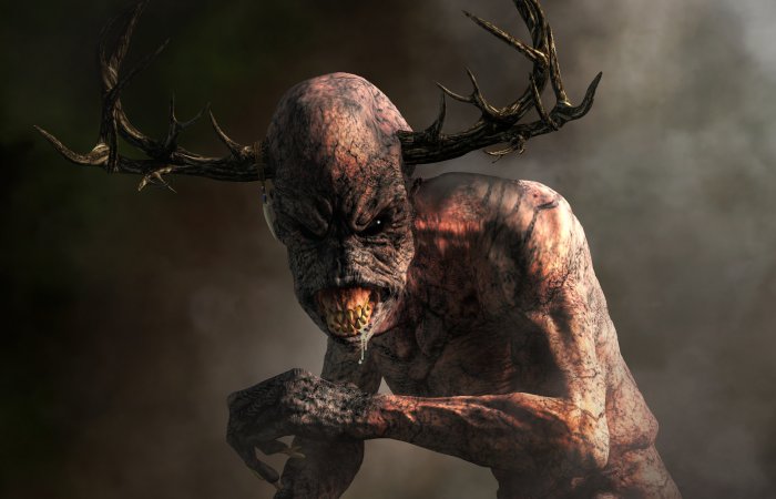 Cannibalistic Shapeshifter Wendigo In Myths And Legends Of The Indians Of North America And Canada
