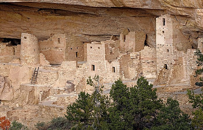 Cliff Palace in Mesa Verde National Park, Colorado, U.S.