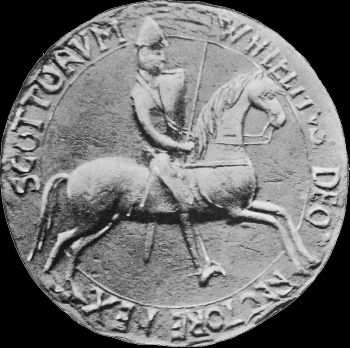 A photo of the seal of William I (d. 1214).