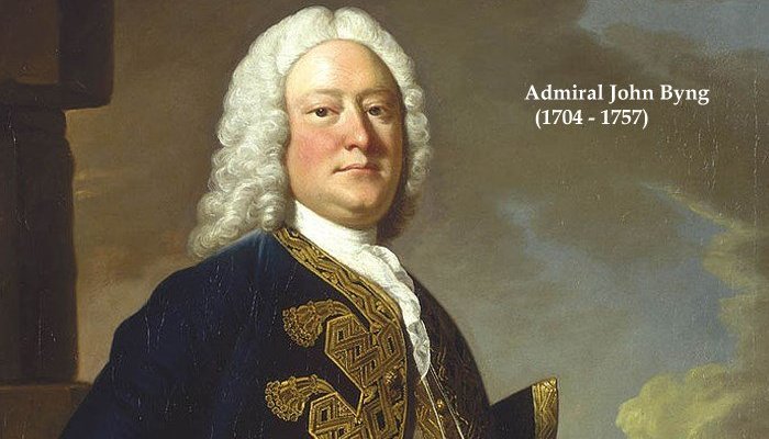 On This Day In History: Admiral John Byng Charged With 'Failing To Do His Utmost' - Executed - On Mar 14, 1757