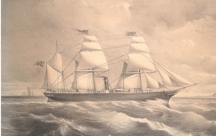 After leaving Liverpool harbor on March 1, 1854, Inman Line's SS City of Glasgow was never seen again.