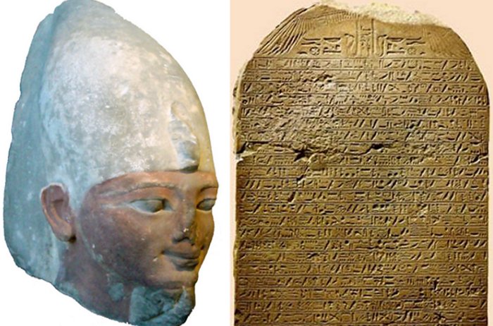 Ahmose I and Tablet Records/Luxor Museum