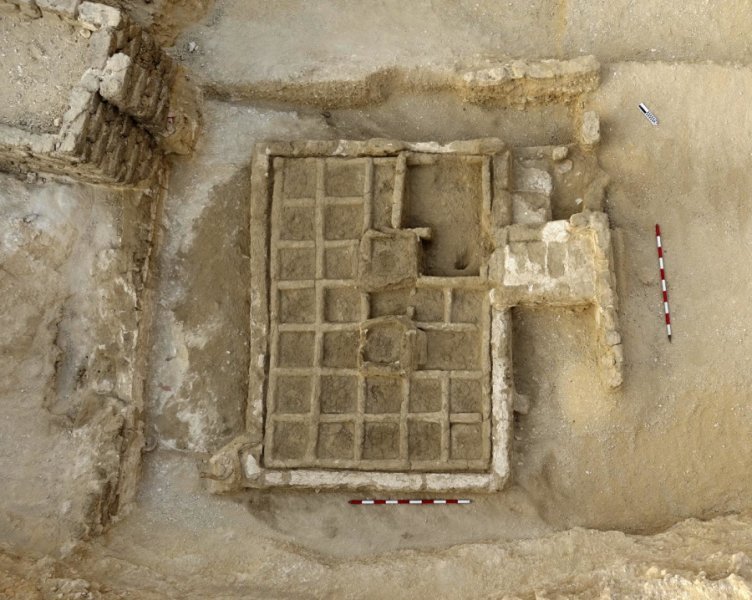 Funerary garden, was unearthed in an open courtyard at the entrance of a Middle Kingdom rock-cut tomb, Luxor, Egypt. Image: Credit: CSIC Communications