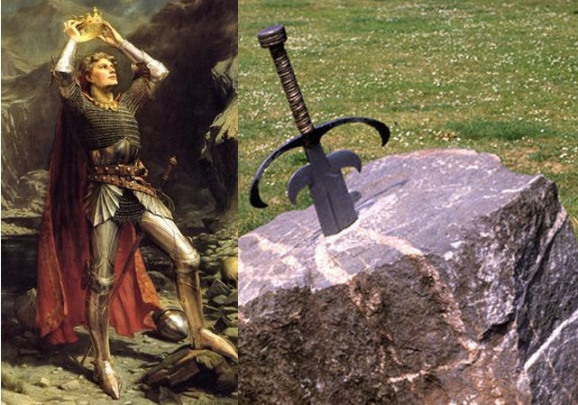 King Arthur and Magical Sword