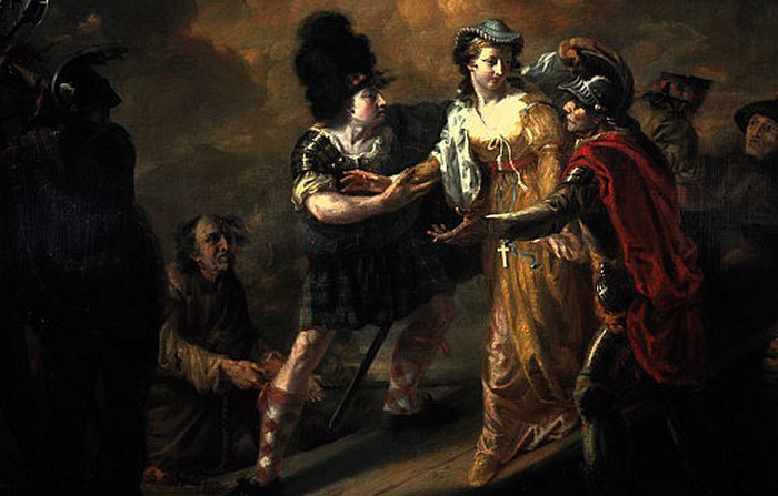 Mary, Queen of Scots Escaping from Loch Leven Castle (1805) by William Craig Shirreff