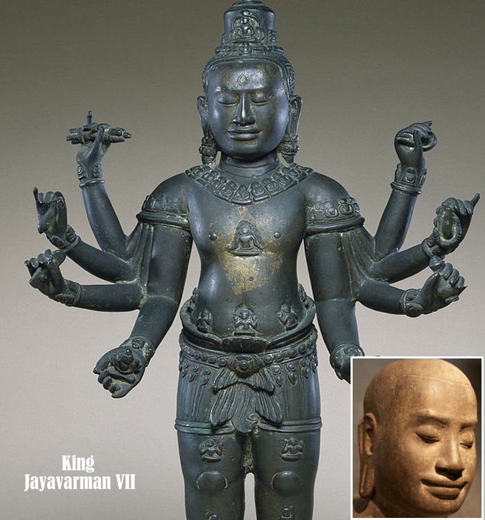 Jayavarman VII, was a king (reigned c.1181–1218) of the Khmer Empire in present-day Siem Reap, Cambodia.