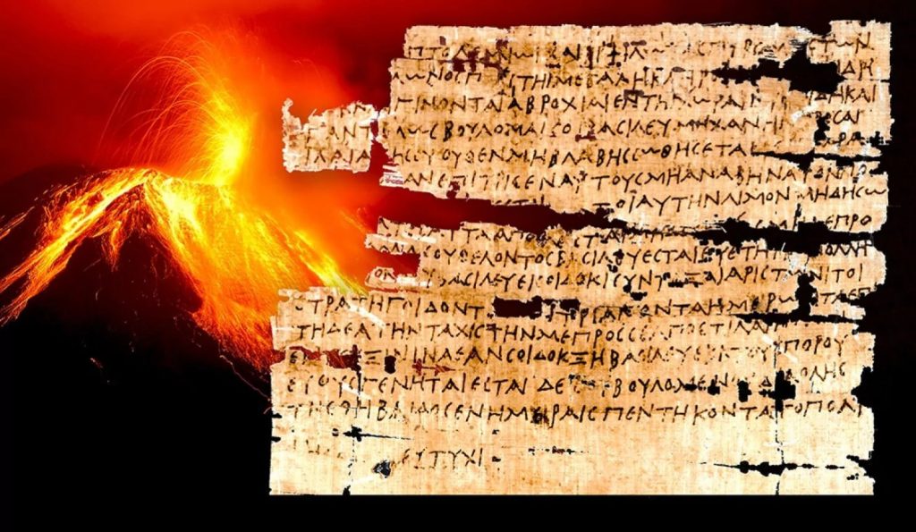 A papyrus text from ancient Egypt describes a famine, which scientists now believe was caused by volcano-induced climate change. (University of Warsaw and Yale University)
