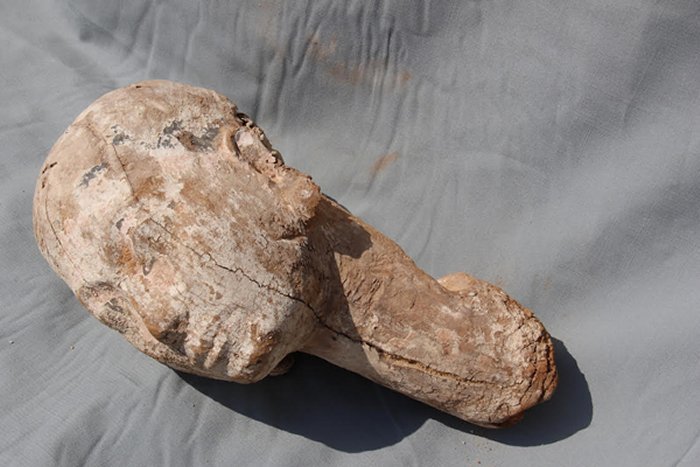 Ancient Wooden Sculpture Of Queen Ankhesenpepi II Discovered At Saqqara, Egypt