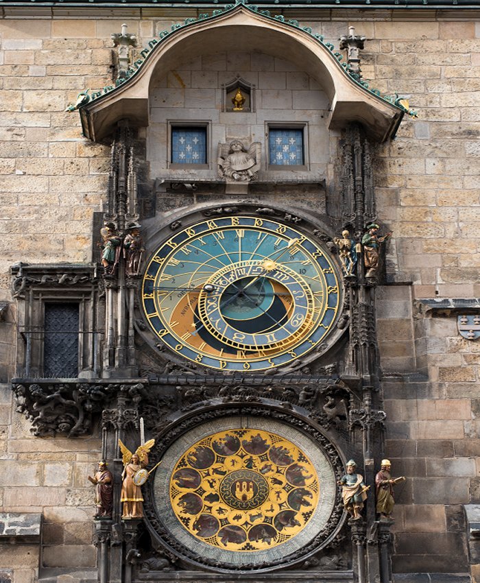 Prague astronomical clock. Image via wikipedia