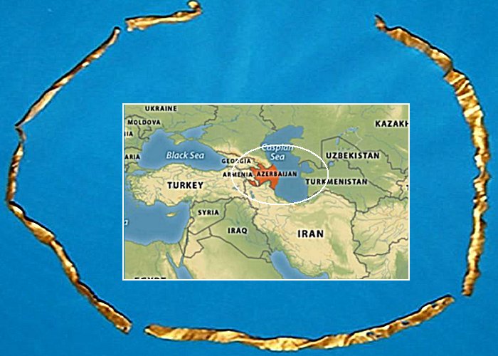 Golden necklace - the artifact will open a chapter in the history of Caucasian archeology. Image credit: Azerbaijan National Academy of Sciences