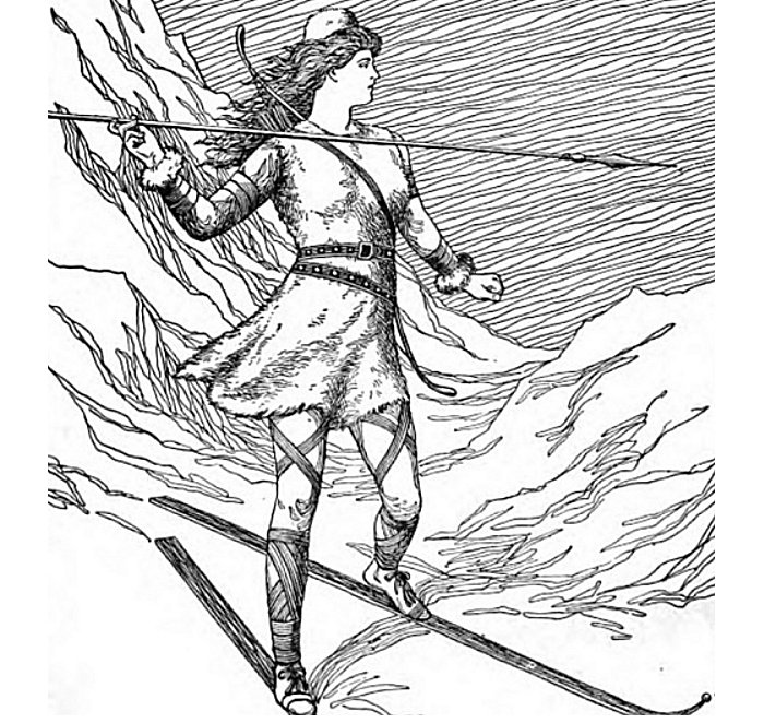 Skadi: Goddess Of Destruction, Giantess And Patron Of Winter Hunters And Skiers In Norse Mythology