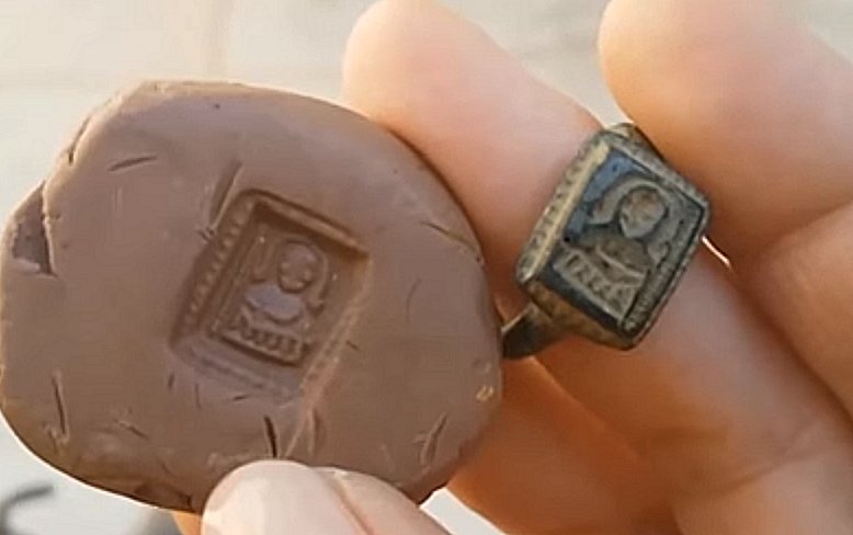 Remarkable Intact 700-Year-Old Ring With Image Of St. Nicholas Found In Jezreel Valley, Israel