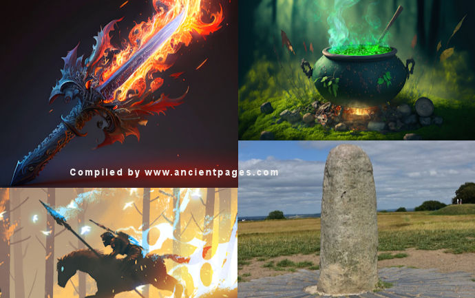 Four Magical Treasures Of Tuatha De Danann