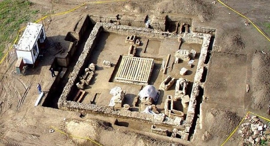 Excavations at Roman city of Viminacium,, Serbia