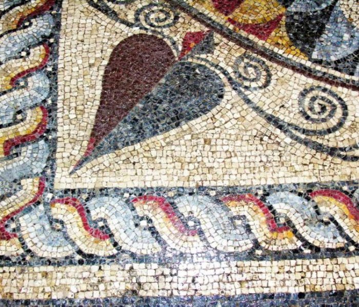 Mosaic in Phainos' villa. Image credit: DHA