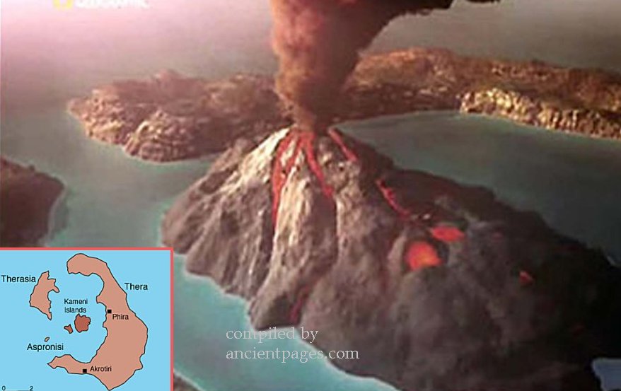 santorini thera explosion