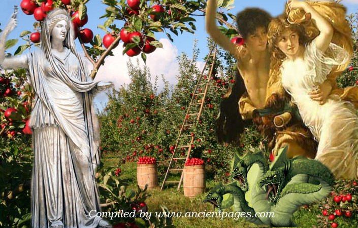 Hesperides - Greek Nymphs Who Guarded Fabled Garden With Divine Apples Of Immortality