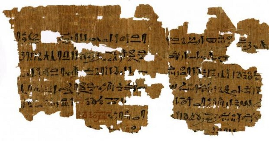Instructions for a 3,500-year-old pregnancy test. (Photo: Carlsberg Papyrus Collection / University of Copenhagen)