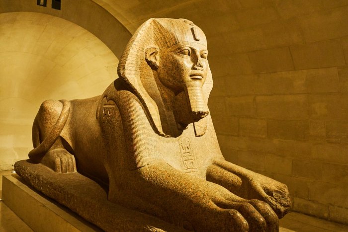 New Large Sphinx Still Embedded In Soil Discovered In Luxor, Egypt