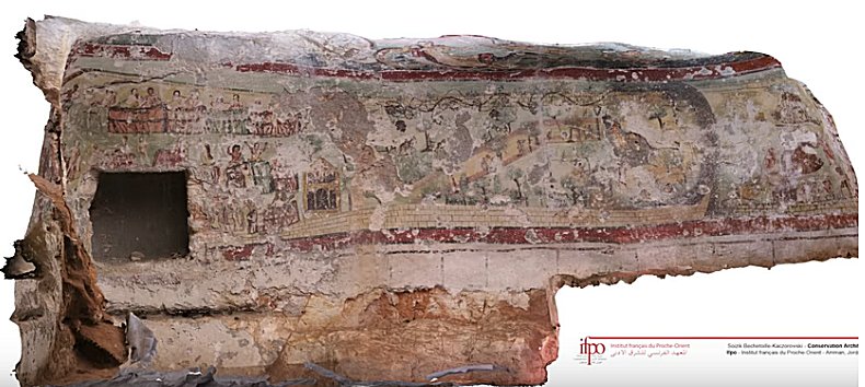 1,800-Year-Old Richly Painted Tomb Unearthed In Northern Jordan