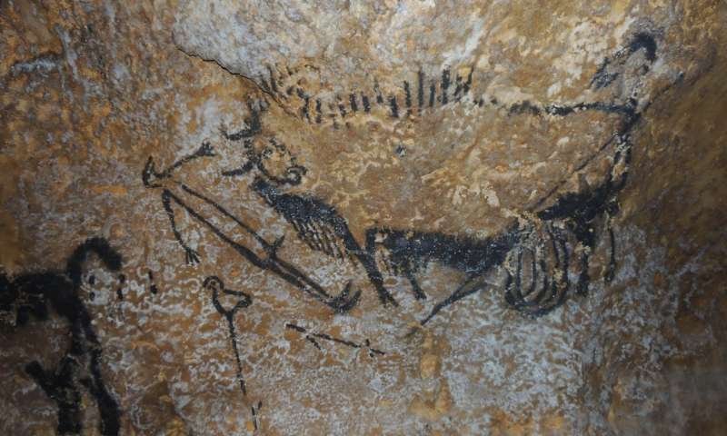 Some of the world's oldest cave paintings have revealed how ancient people had relatively advanced knowledge of astronomy. Animal symbols represent star constellations in the night sky, and are used to mark dates and events such as comet strikes, analysis from the University of Edinburgh suggests. Credit: Alistair Coombs