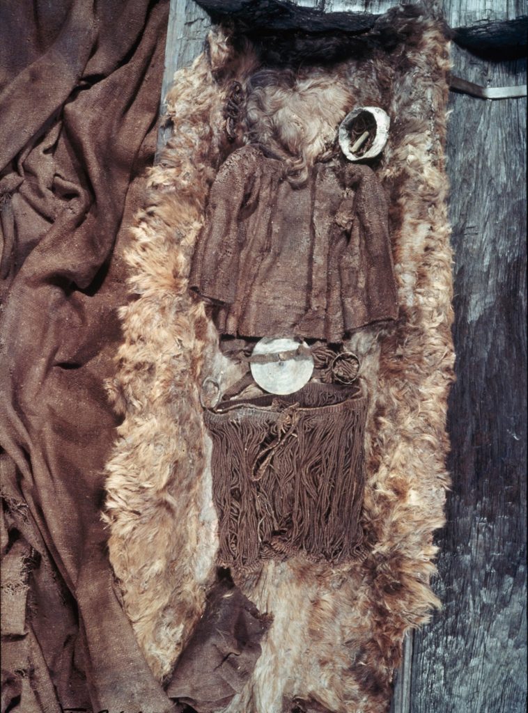 The Egtved Girl's grave. Photo credit: National Museum of Denmark and University of Copenhagen