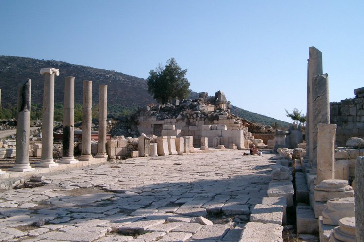 Ruins of ancient city of Patara, Turkey