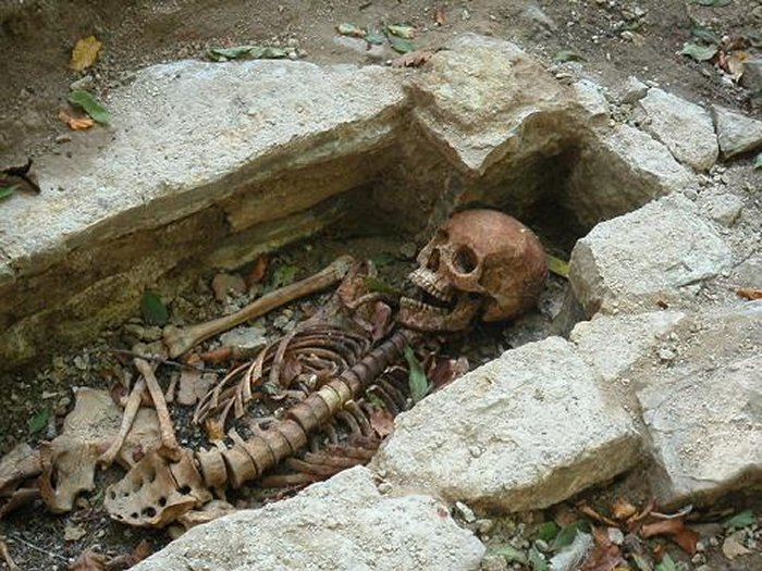 Archaeologists have been excavatin at Varnhem Abbey since 2005.