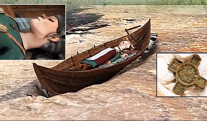 Unusual Viking boat graves unearthed in central Norway. Credit: NTNU