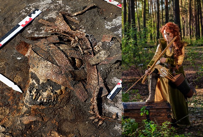 Grave Of Scythian Amazon Warrior Wearing A Golden Ceremonial Headdress Discovered In Voronezh, Russia