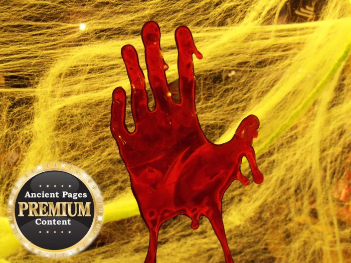 Mysterious Handprint And Cry For Justice From Beyond The Grave