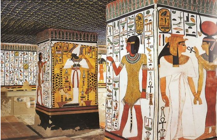 Queen Nefertari - Favorite Wife Of Ramses II The Great And Her Lavishly Decorated Tomb In The Valley Of The Queens