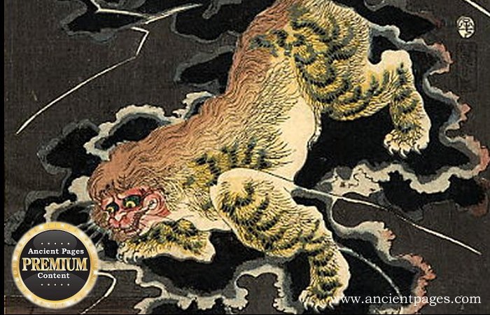 Nue – Shape-Shifting Evil Yokai Transforming Into A Black Cloud In Japanese Folklore