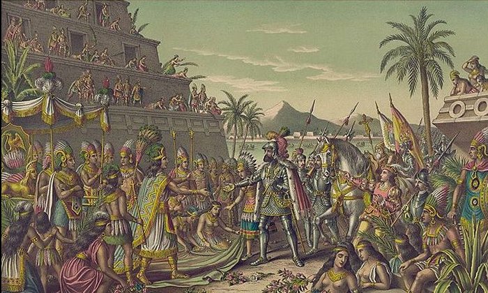 Cortés and his men laid siege to the Aztec capital Tenochtitlan in 1521. Images: Wikimedia