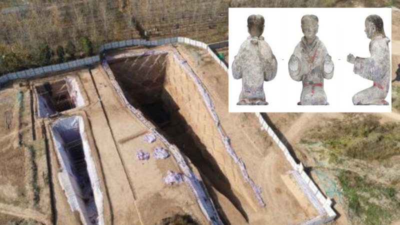 Jade artifacts discovered in Hand Dynasty tombs