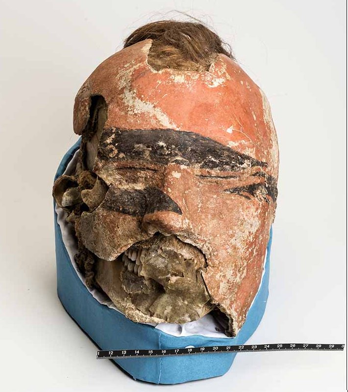 Never-Before-Seen Face Of A Tattooed Tashtyk Man Hidden Behind A Gypsum Death Mask Revealed
