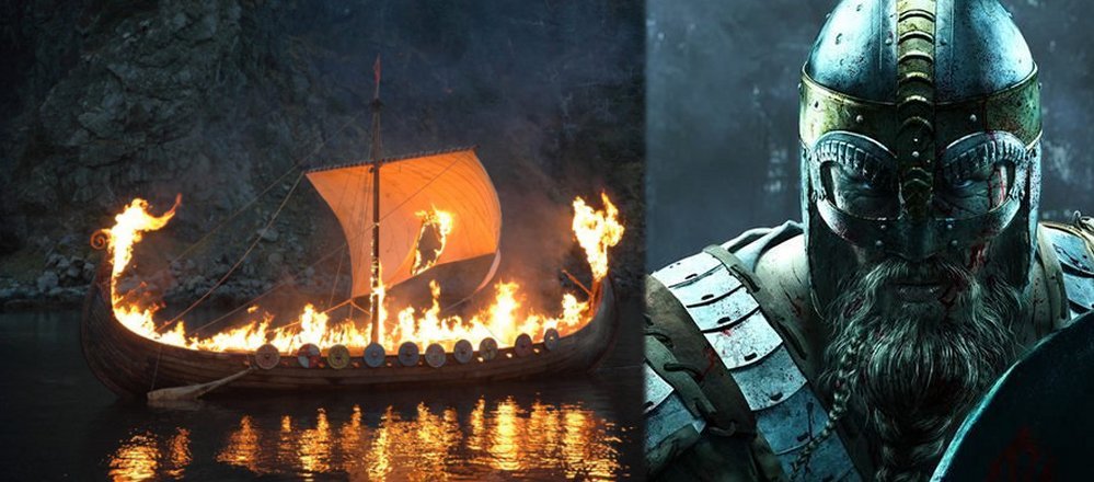 Viking burial