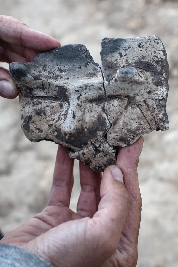 Unusual 7,000-Year-Old Jar Decorated With A Horned Face Found In Poland