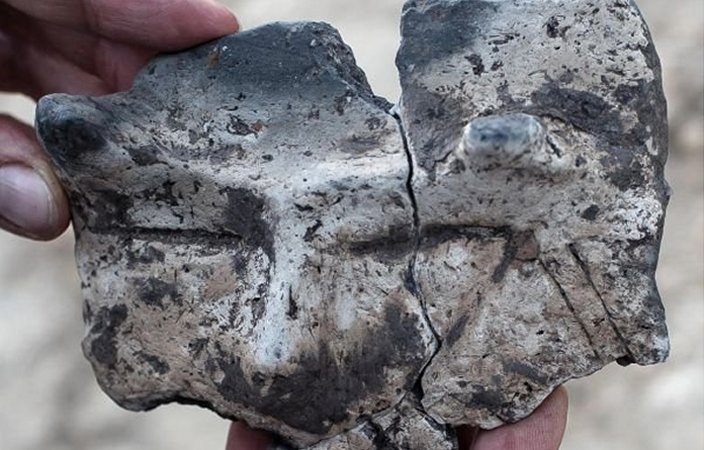 Unusual 7,000-Year-Old Jar Decorated With A Horned Face Found In Poland