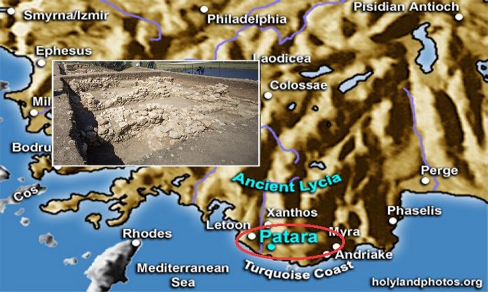 Excavations in ancient city of Patara