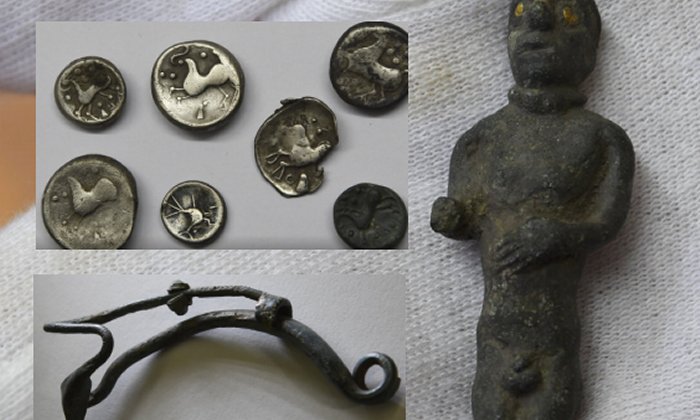 Bronze Celtic Figurine Of Man With Golden Eyes Found In Slovakia