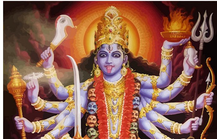 Kali: Hindu Goddess Of Death, Fear And Horror Who Destroys Ignorance, Evil And Establishes World Order