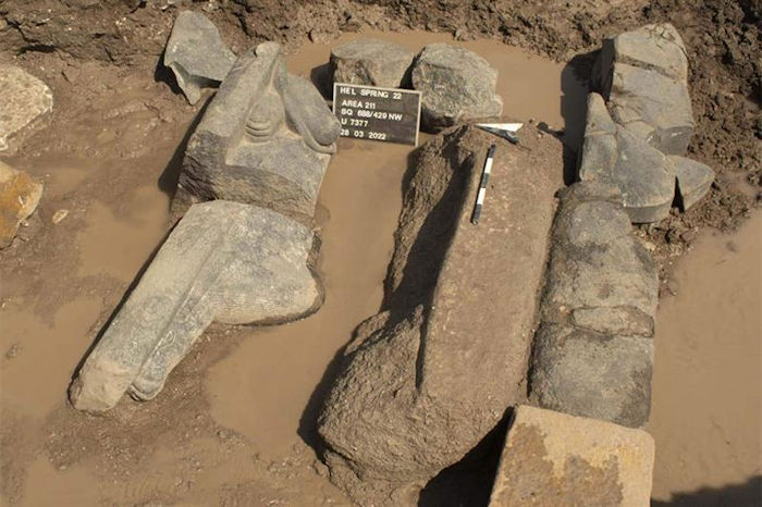 Mini Sphinxes, Huge Baboon Statue And Blocks From Khufu's Reign Discovered In Heliopolis